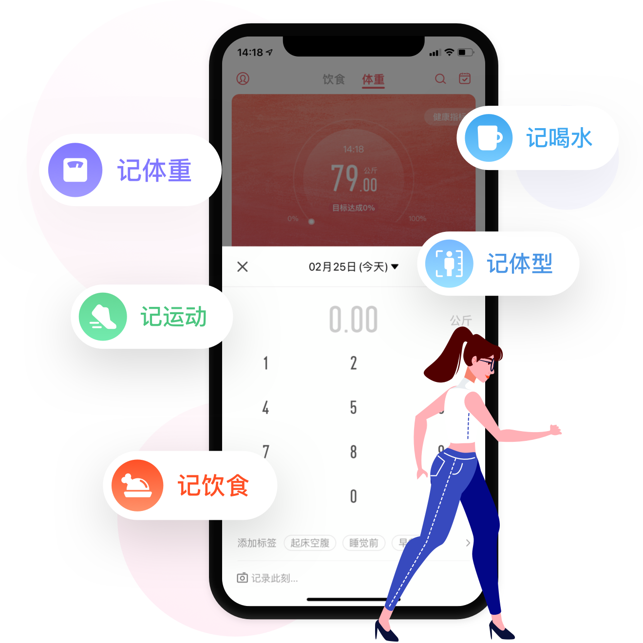 体重小本极速版APP-超好用的体重管理工具-新蝶科技官网